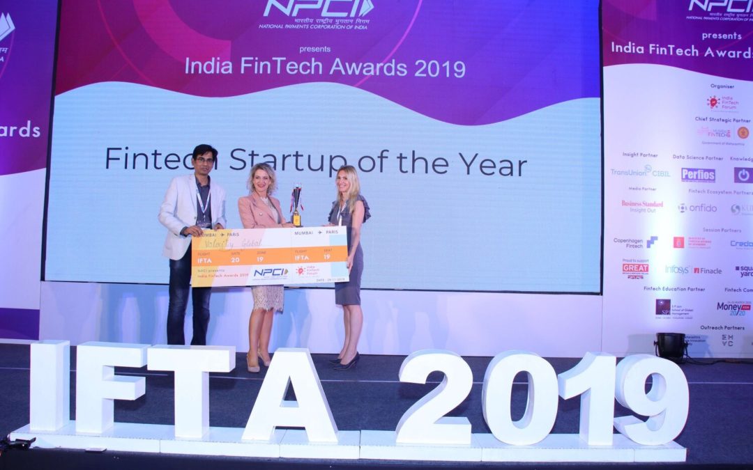 Valocity wins Global Fintech Start-up of the Year in India.