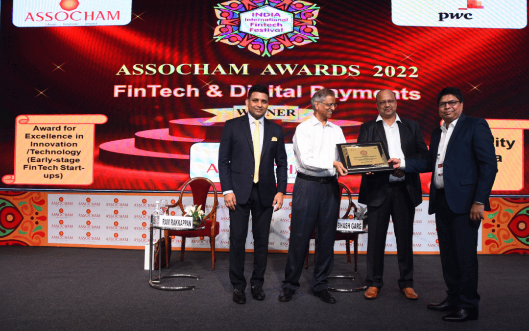 Valocity awarded ‘Excellence in Innovation/ Technology Award’ at the prestigious ASSOCHAM India Fintech Festival