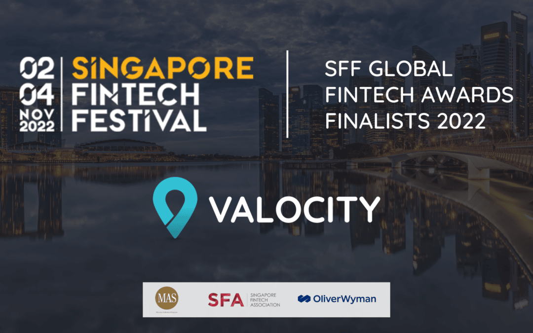 Valocity back on the global stage at the Singapore FinTech Festival Awards